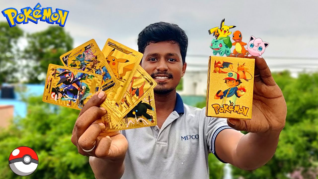 Unboxing! POKEMON Golden Cards | இதுல அப்படி என்ன Cards இருக்கும்! | Vmax Rare Cards