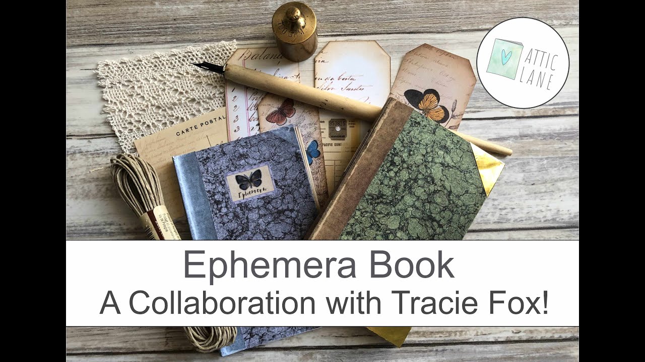 Ephemera Book - Tracie Fox Collaboration!