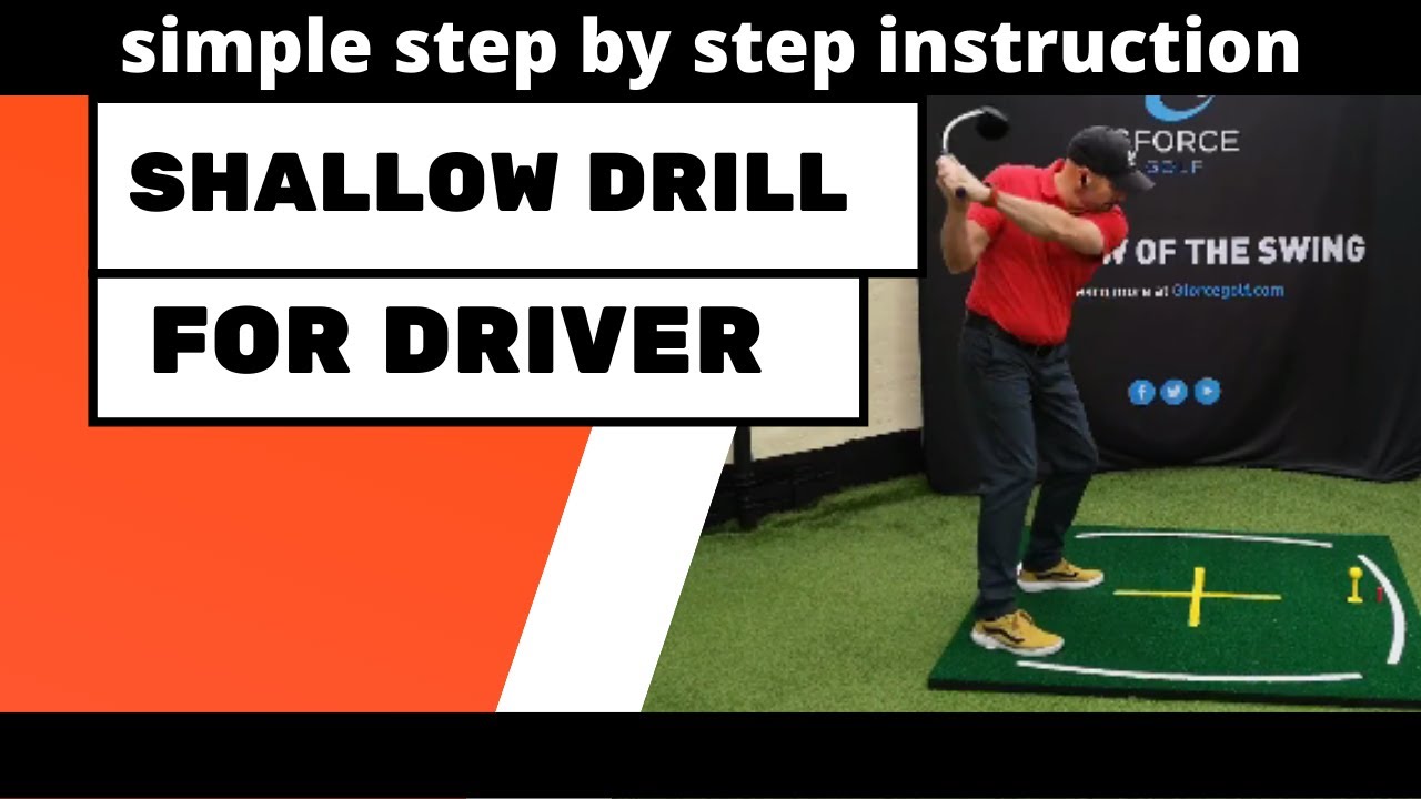 How To Shallow Your Downswing - Simple Drill Using Driver or Irons