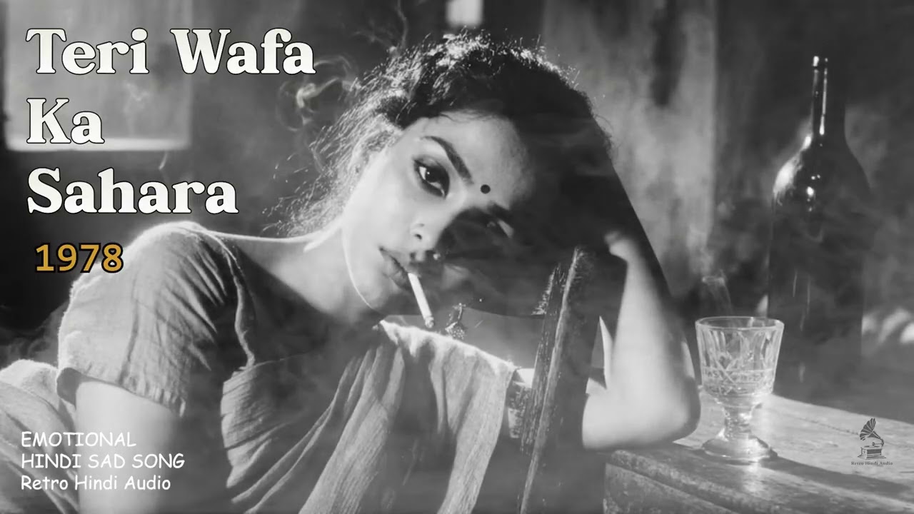 Teri Wafa Ka Sahara 💔 | Broken Heart , Lost Love | Soulful Hindi Song - Retro Vibe