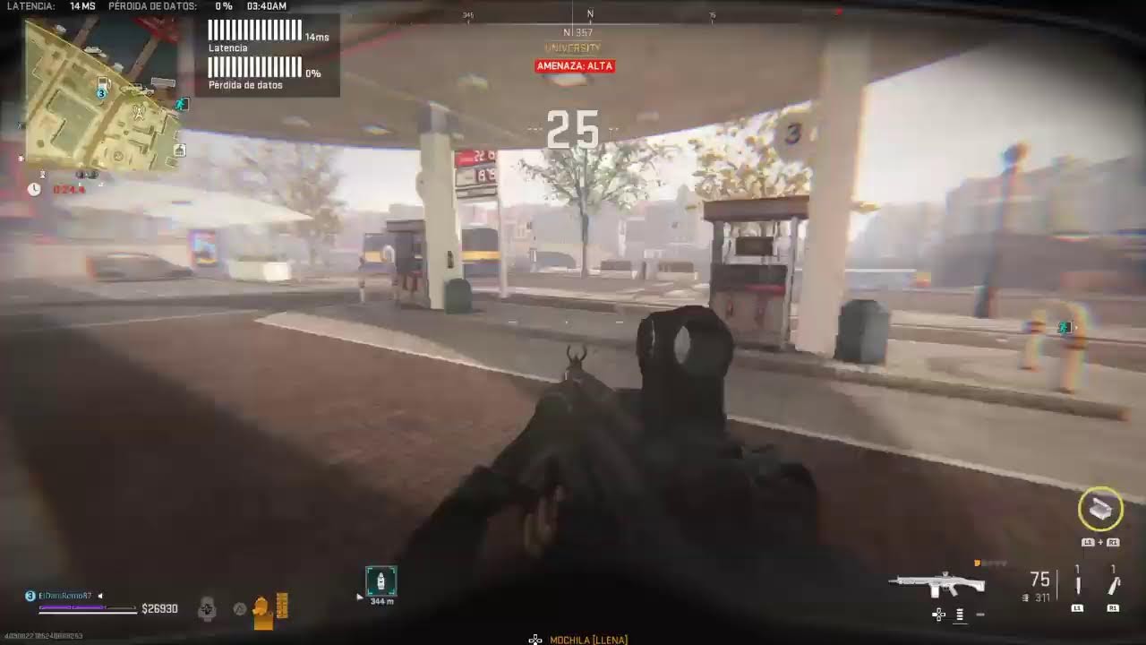 DMZ una partidas antes de dormir