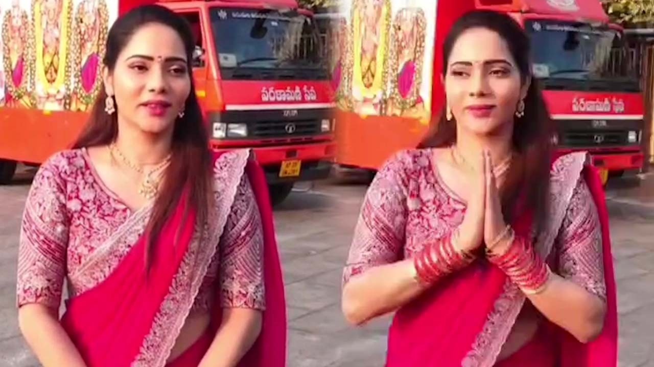 శ్రీవారిని దర్శించుకున్న ⁠సినీ నటి మిత్రావ్ శర్మ..| Film actress Mitrav Sharma At #tirumala