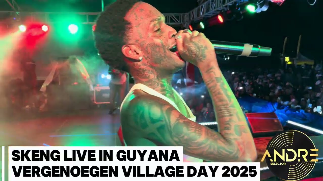 SKENG LIVE in Guyana 🇬🇾🔥 | Vergenoegen Village Day | Slingerz Family