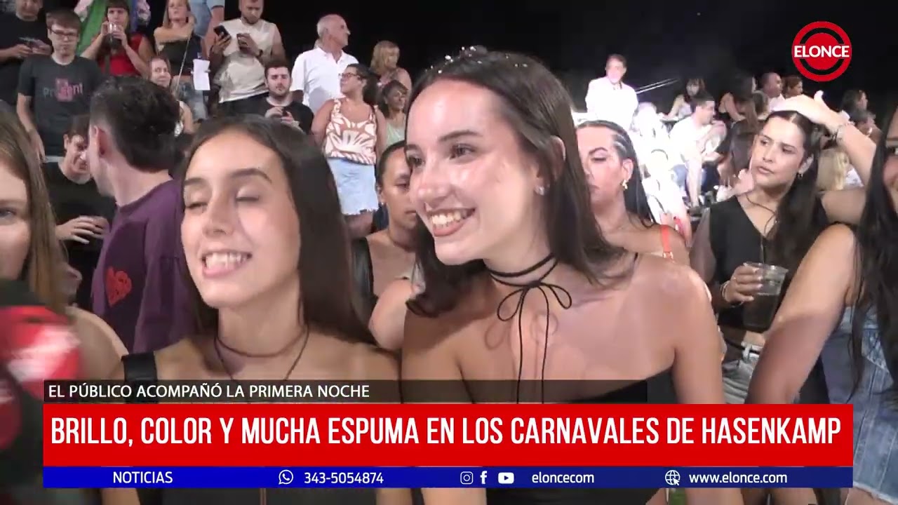 Brillo, color y mucha espuma en los Carnavales de Hasenkamp