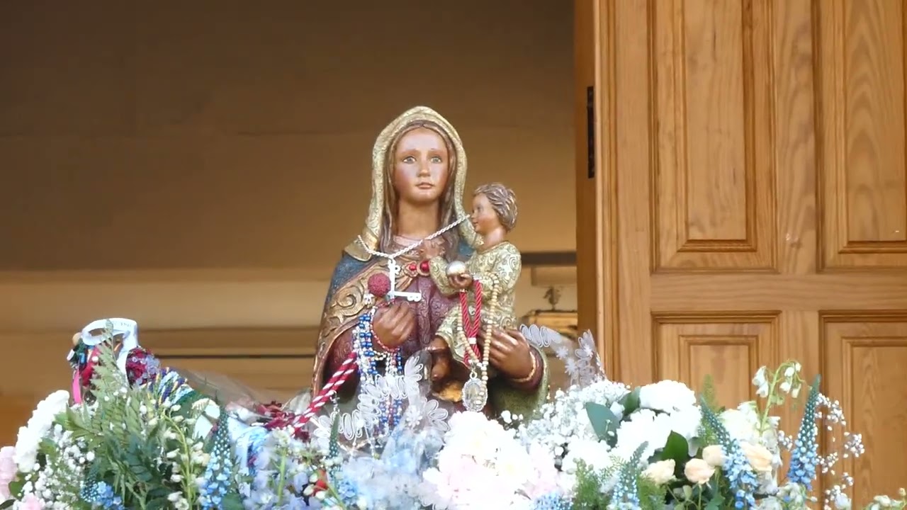 527 2026-02-22 VISITA IMAGEN PEREGRINA DE LA VIRGEN DE LA CABEZA A  A.LA REAL-SALIDA DEL SALVADOR