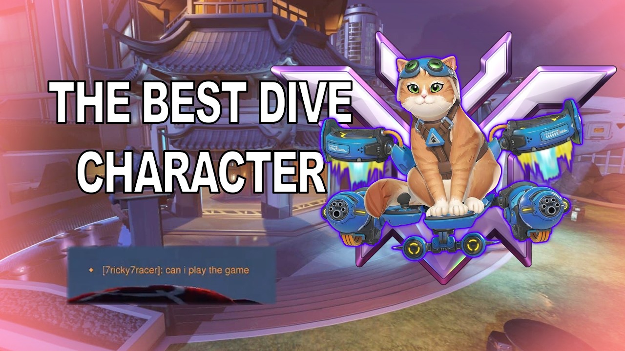 HOW I OTP JETPACK CAT IN CHAMPION OVERWATCH GAMEPLAY
