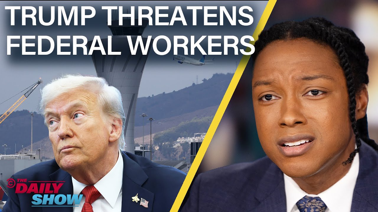 Trump Dangles Shutdown Paychecks, FAA Stretches Thin & FBI Looks for Amelia Earhart | The Daily Show