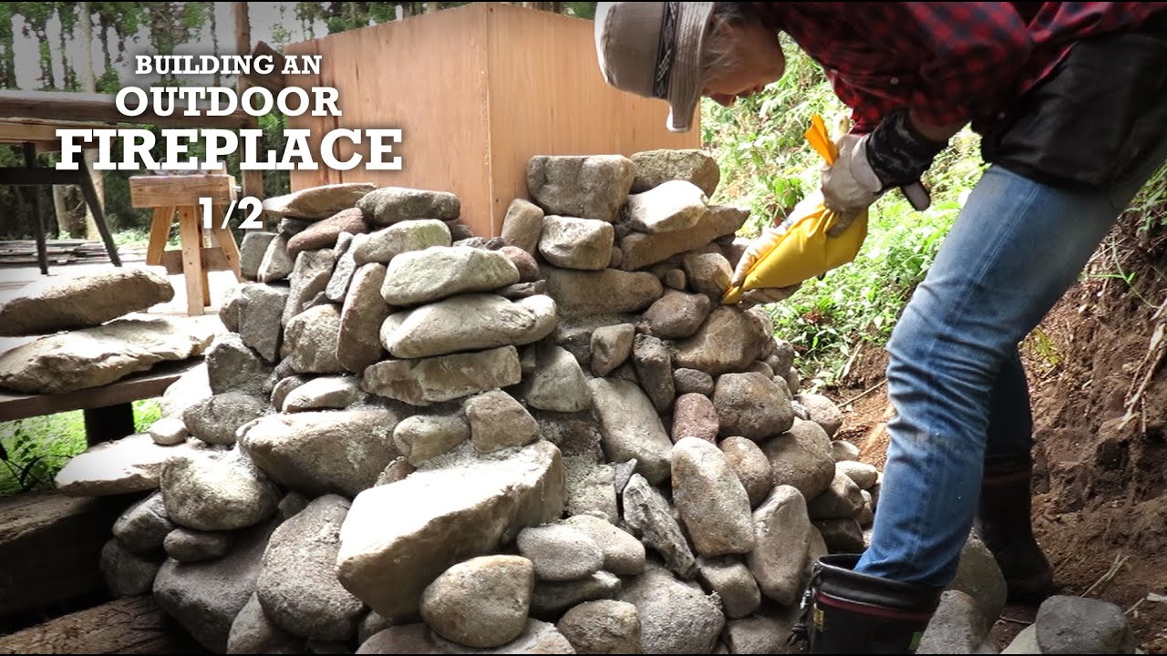building an outdoor fireplace (1/2)