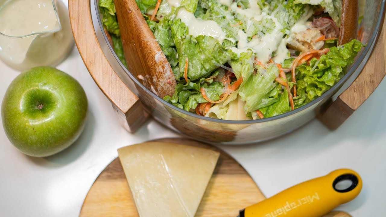 SALADA DE MAÇÃ VERDE COM FRANGO | CULINÁRIA DESCOMPLICADA