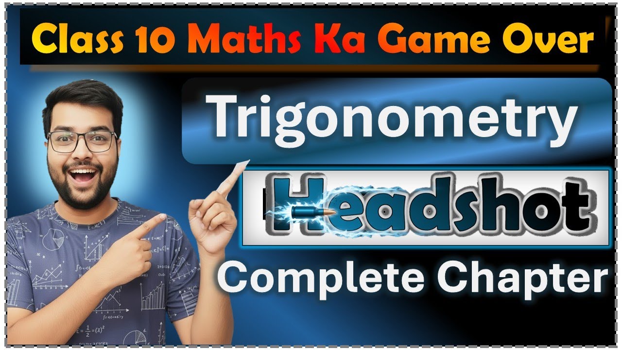 Trigonometry Full Chapter Revision 🔥 Class 10 Maths | Important Questions Live