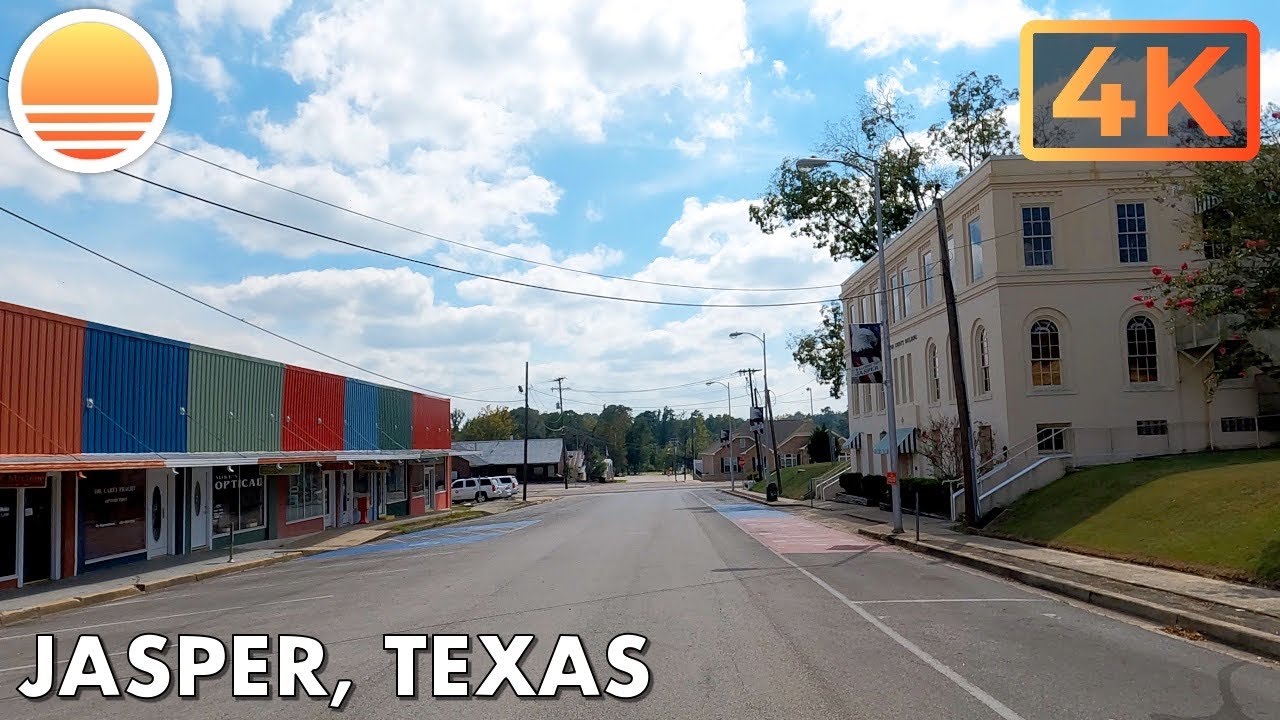 Jasper, Texas!  Drive with me in a Texas town!
