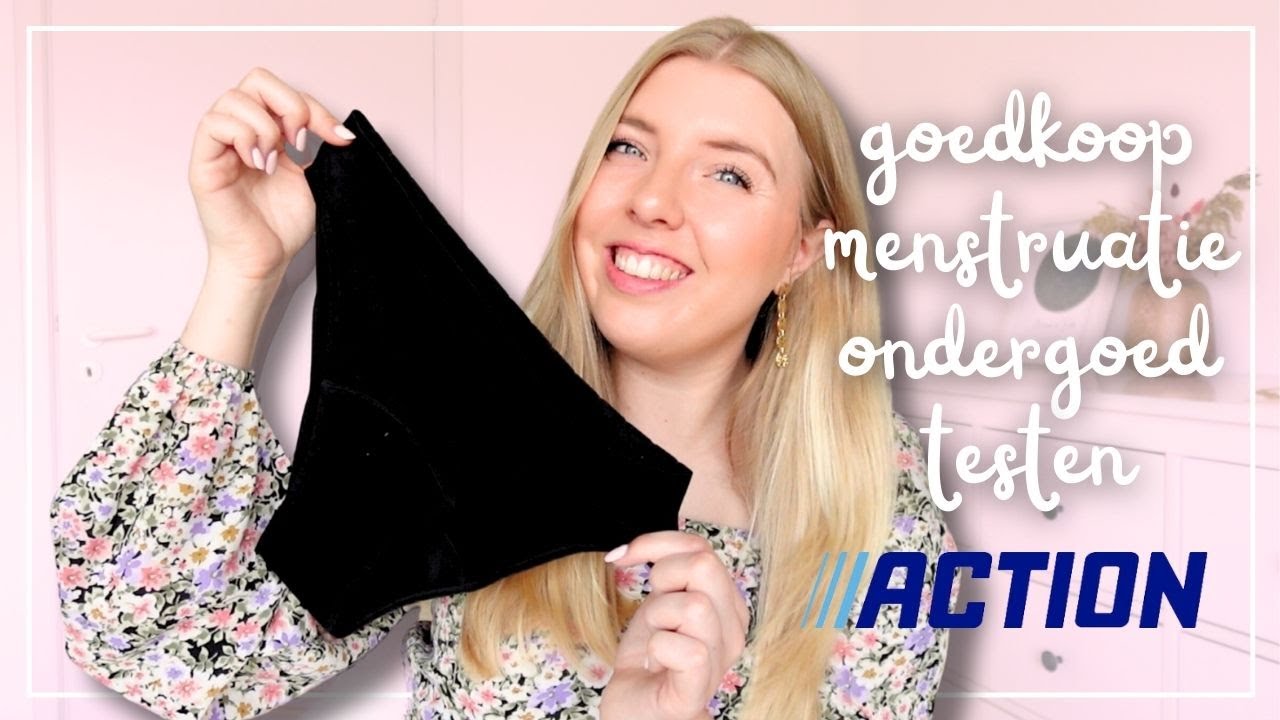 Menstruatieondergoed Action testen 🩸 wat is het? soorten? het dragen van menstruatie onderbroeken