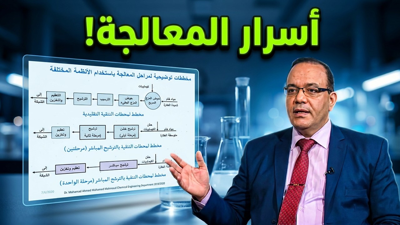 مراحل معالجة مياه الشرب: مرحلة الترشيح Filtration