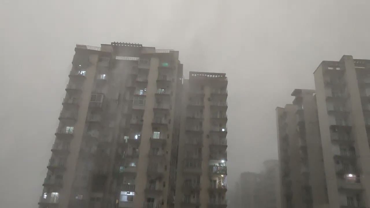 Delhi NCR Rain Storm 4 June 2026 #rain  #storm #delhi #ncr #whether #cool