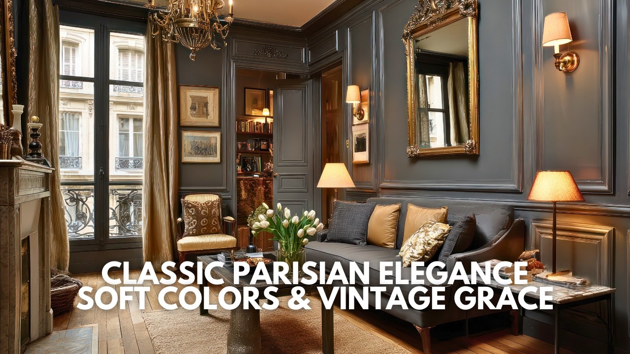 Classic Parisian Interior for Small Spaces | Warm Neutrals & Grace
