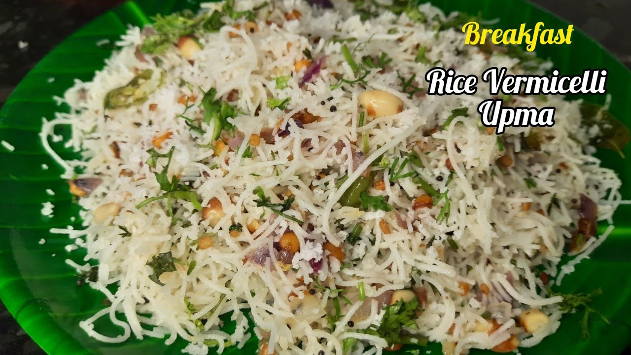 Rice Sevai | Vermicelli Upma Recipe | South Indian Breakfast | Rice Semiya Upma