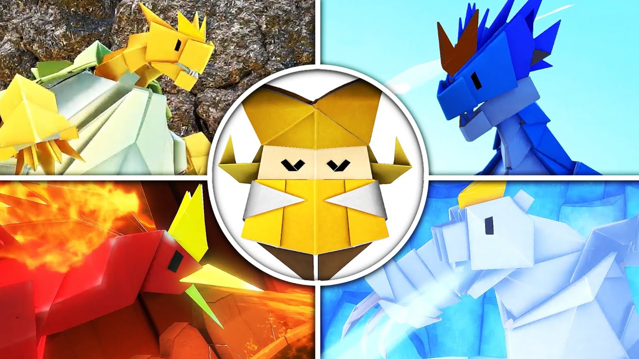 Paper Mario The Origami King - All Olivia Bibliofolds & Transformations