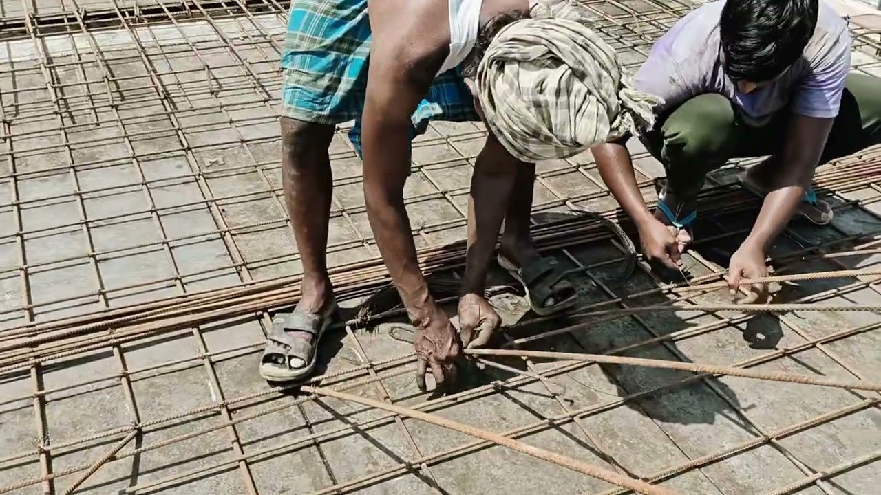 Rod binding work#viralvideo #buildingconstruction #civilengineering 