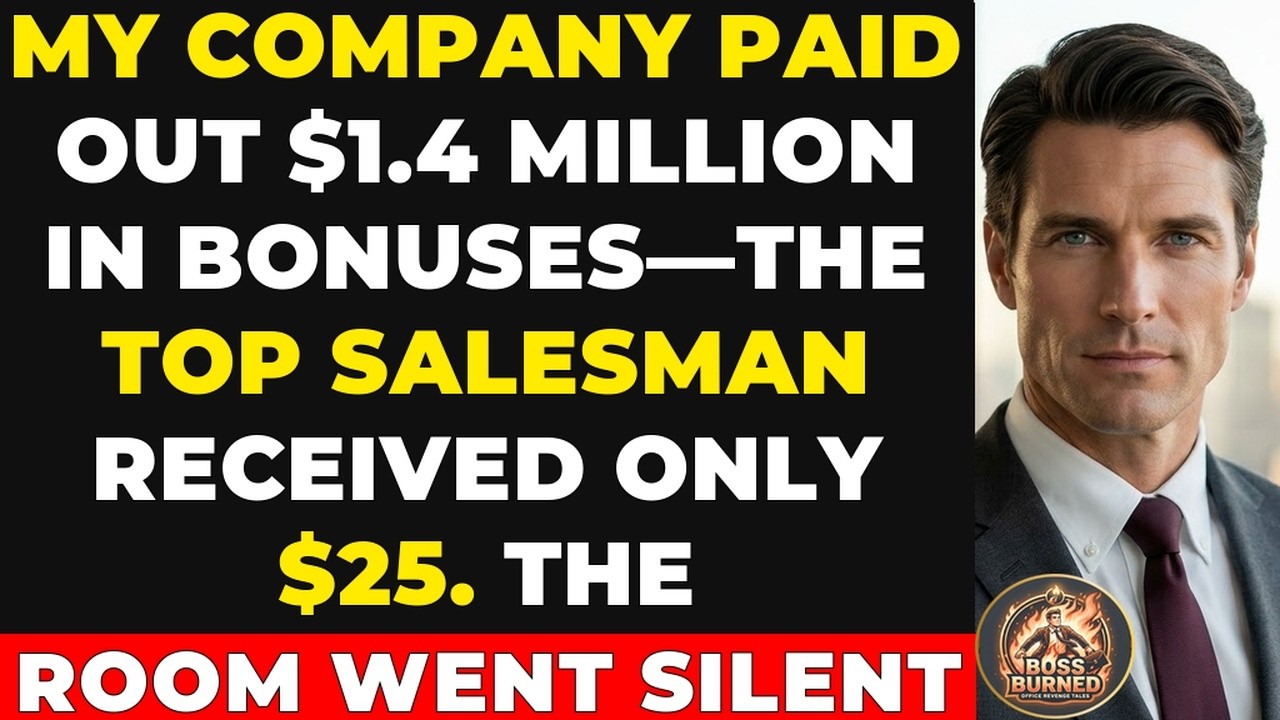 My Company Paid Out $1.4 Million in Bonuses&mdash;The Top Salesman Received Only $25