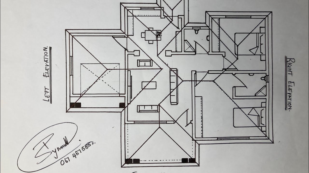 How to Draw a Roof Plan on a Floor Plan | Step-by-Step Explanation