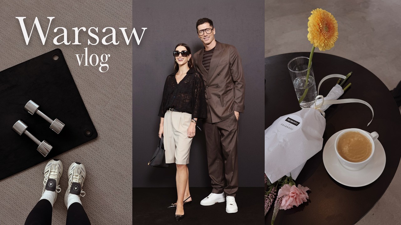 VLOG 🎾 | event BOSS z Robertem Lewandowskim, sandały Prada, pilates, tennis z Guess, Topestetic 