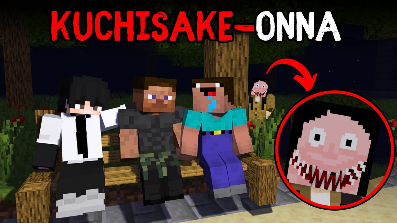 CREEPY MASK LADY IN MINECRAFT😱 Horror Story in Hindi