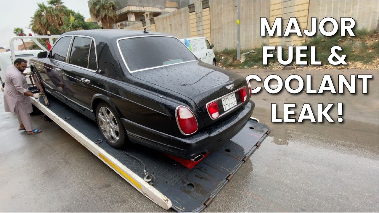 Bentley Arnage T - Fuel and Coolant Leaks! Another breakdown