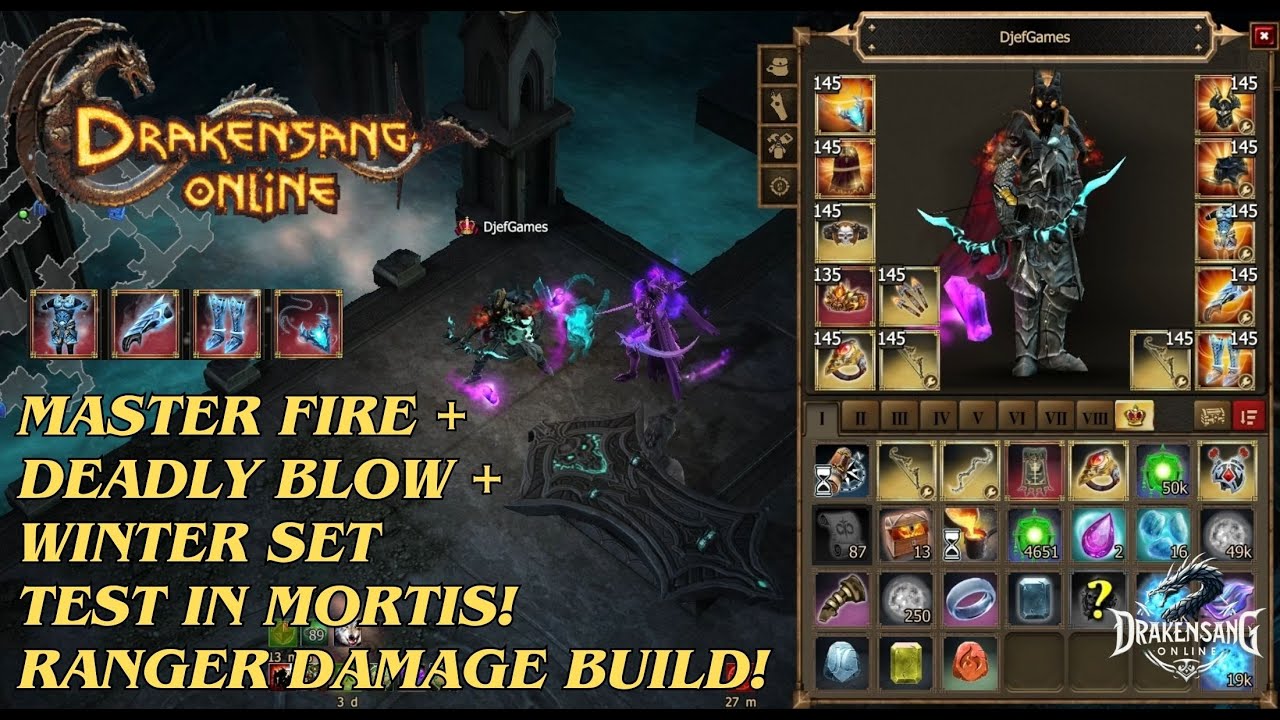 Drakensang Online &ndash; Mistrz Ognia + Zab&oacute;jczy Cios + Test Zimowego Zestawu w Mortis! (Zestaw Obraże...