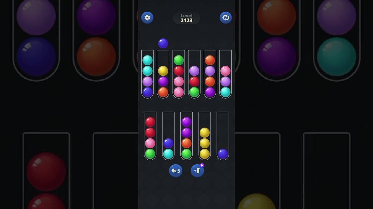 BallSort levels #2122 - #2124 👍🙏