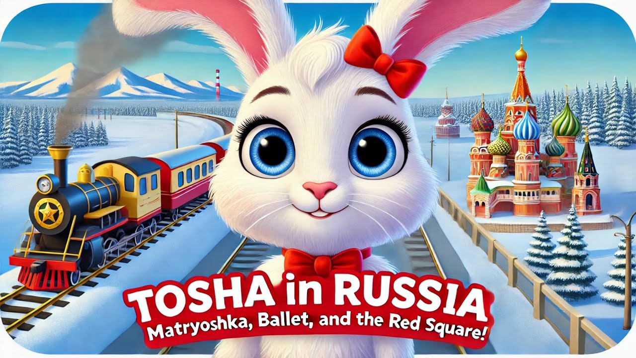 🐰 TOSHA IN RUSSIA! 🏰❄️ MATRYOSHKA, BALLET & RED SQUARE!