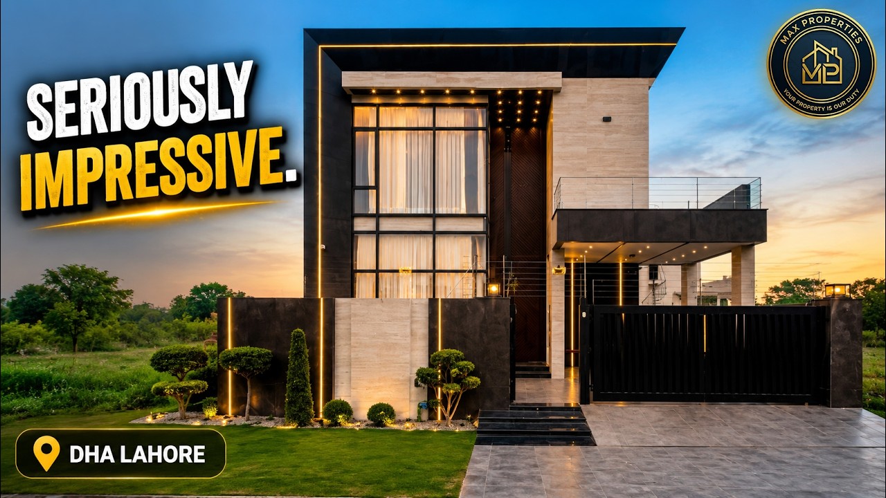 This 10 Marla Designer House in DHA Lahore Is Seriously Impressive! 🔥