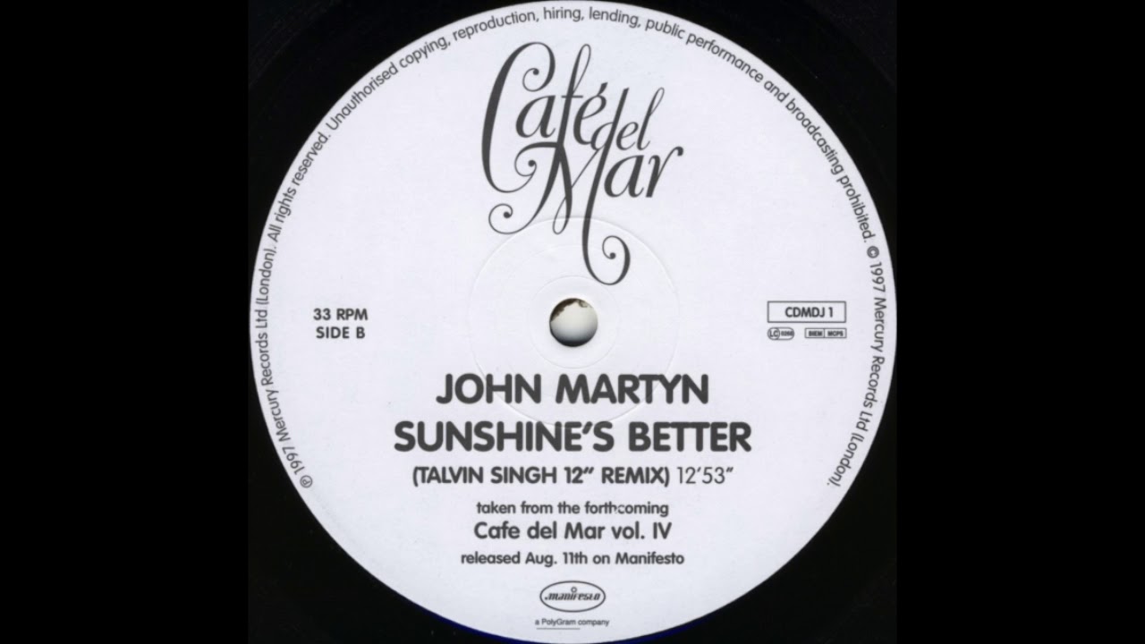 John Martyn - Sunshine's Better (Talvin Singh 12