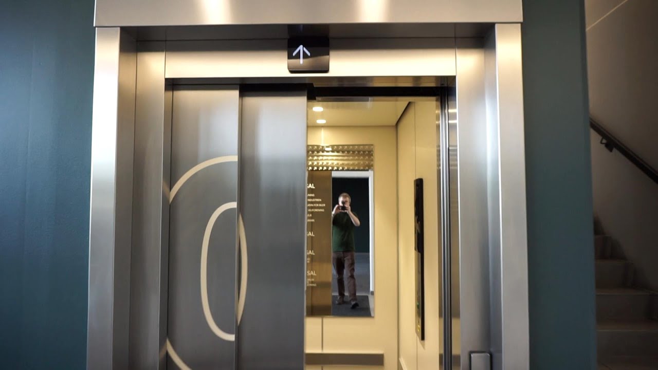 2020 KONE MonoSpace 500 MRL traction elevator @ Lautrupvang 2, Ballerup, Denmark