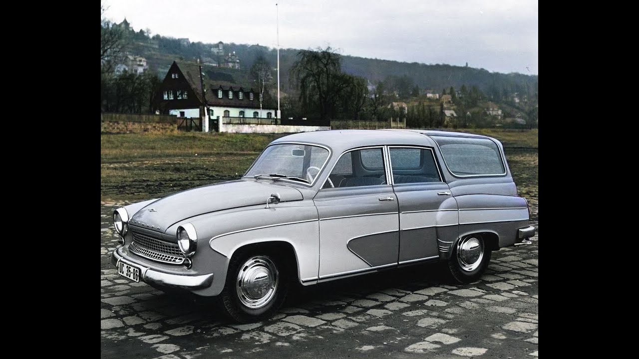 Wartburg Camping historische Fotos DDR Autos 60er Jahre