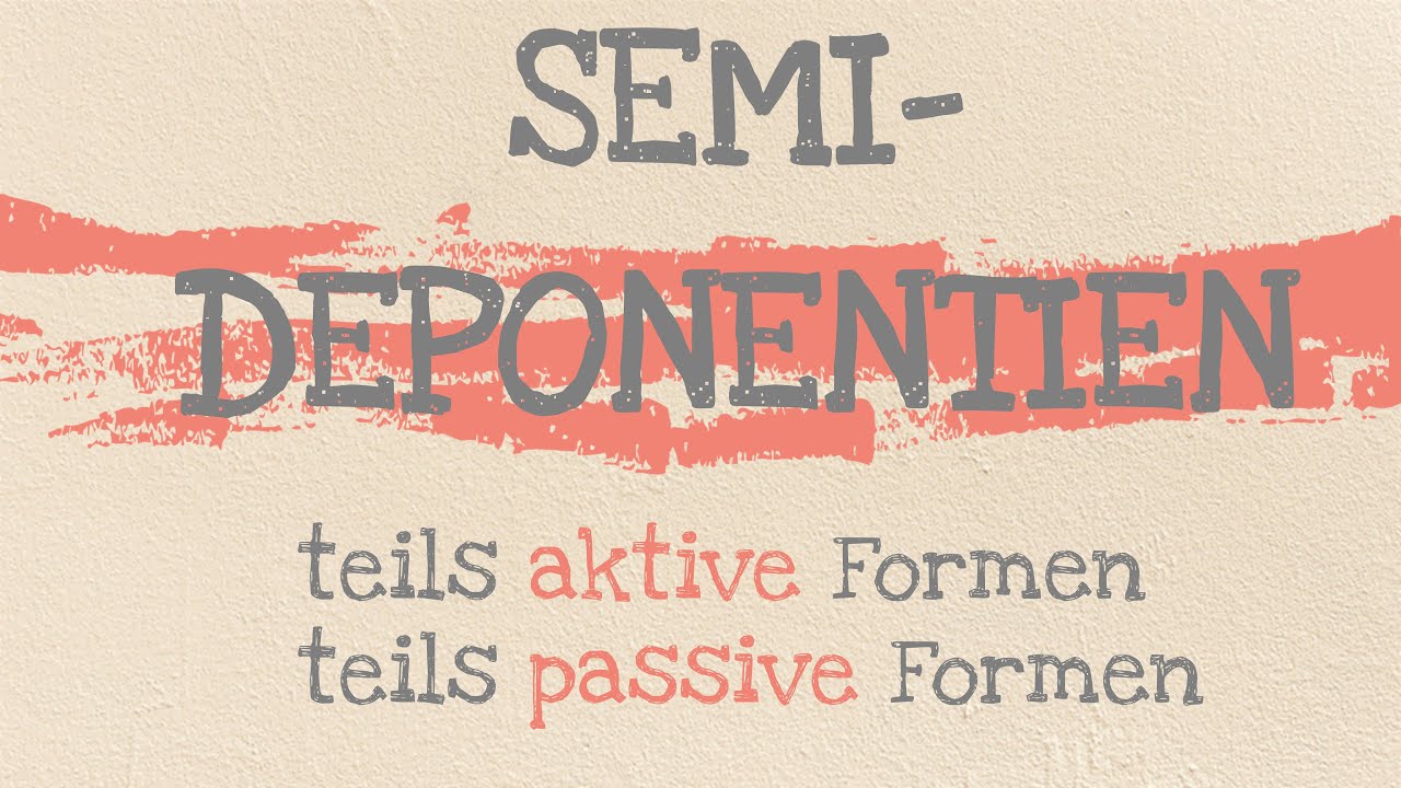 Latein erklärt | SEMI-DEPONENTIEN erkennen und übersetzen 💡