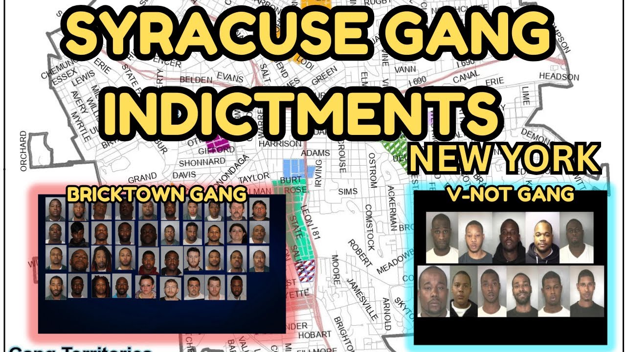 New York Gang Indictments (Syracuse): Inside the Bricktown, 110, and V-Not Gang Takedowns