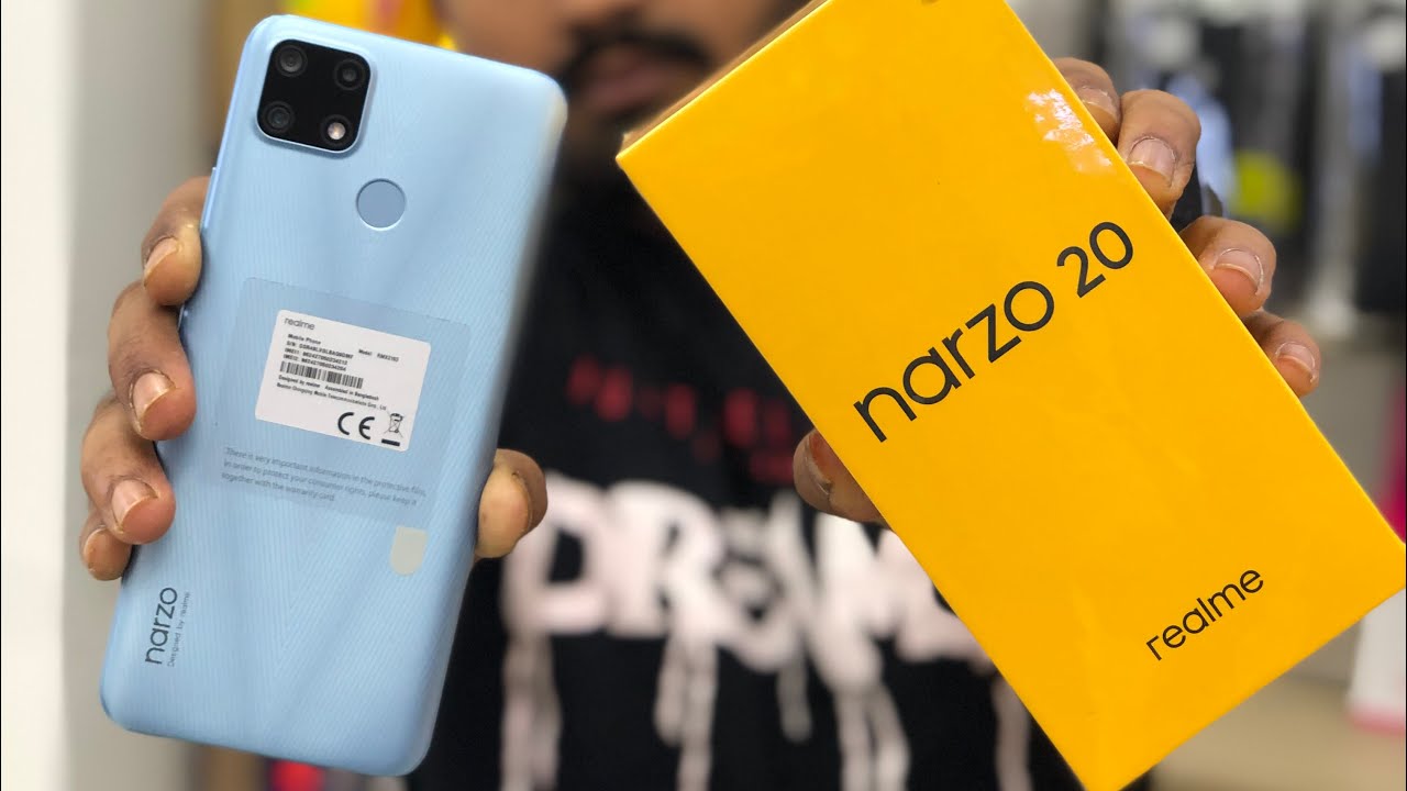 realme Narzo 20 Unboxing And First Impressions ⚡⚡⚡ MTK Helio G85🏎️, 48MP Triple📷 6000mAh🔋 & More