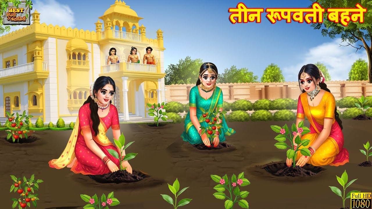 तीन रूपवती बहने | Teen Roopvati Bahne | Hindi Kahani | Moral Stories | Hindi Story | Hindi Cartoon