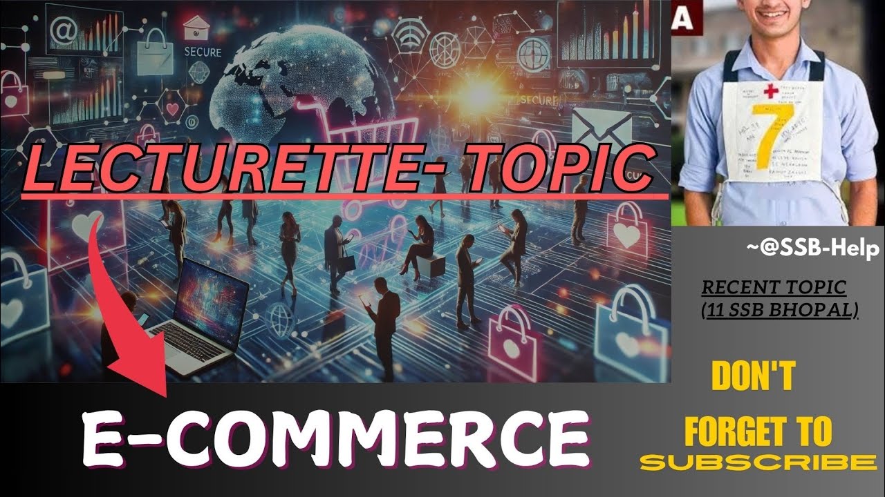 E-COMMERCE | Lecturette & GD topic for SSB | @Elite_Cdo|Day 08/90 #ota#ima#ssb#currentaffairs#army