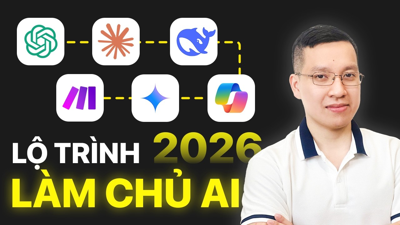 Lộ trình tự học AI 2025 cho người mới bắt đầu | Từ 0 đến tự động hóa mọi thứ