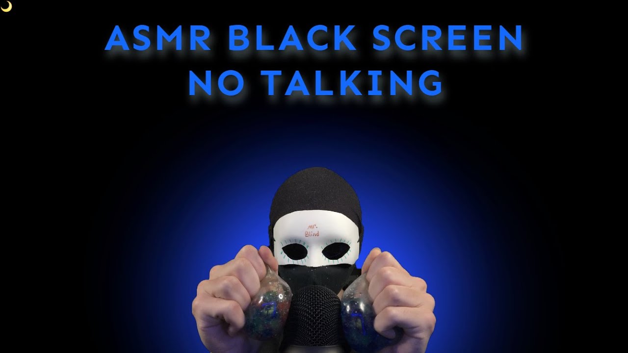 ASMR 1 HOUR BLACK SCREEN NO TALKING