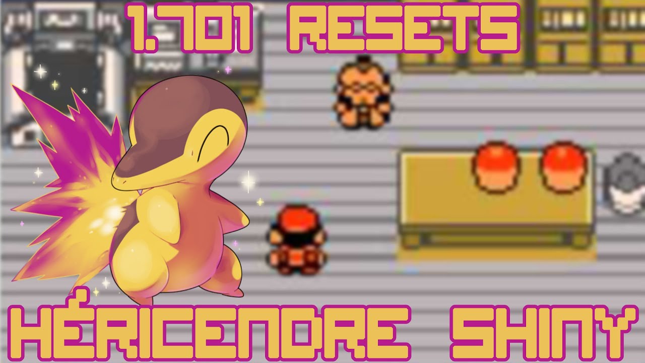 [JSQ Cristal] #01 : Héricendre shiny en 1.701 resets