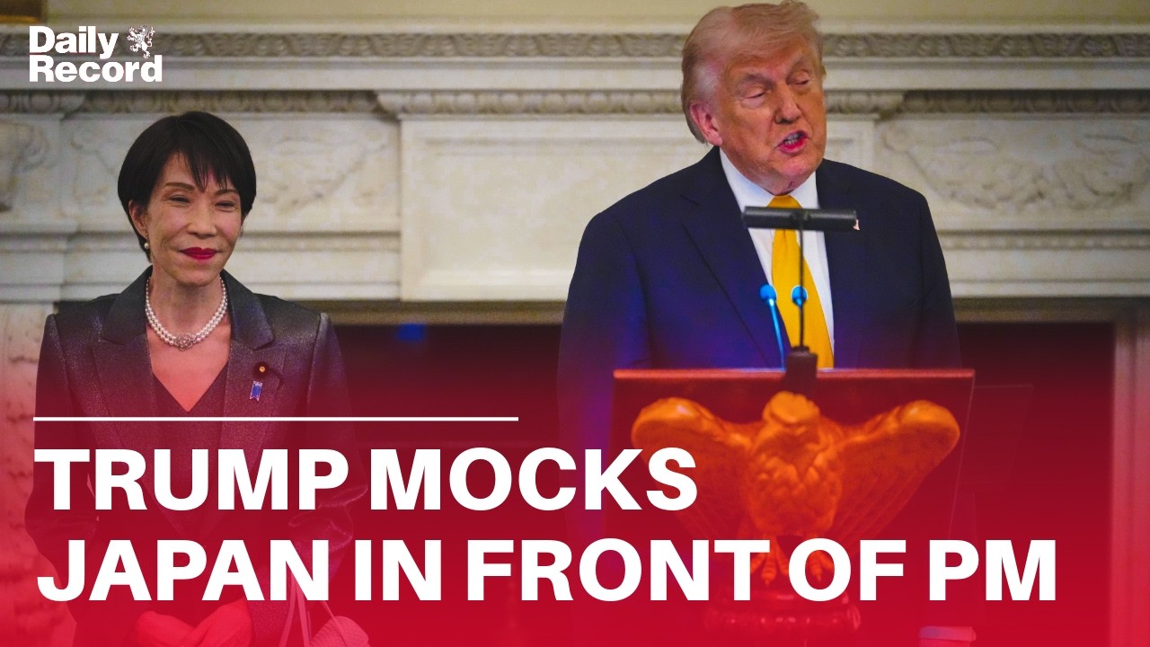 Donald Trump MOCKS Japan in front of prime minister with tone-deaf Pearl Harbour-Iran reference