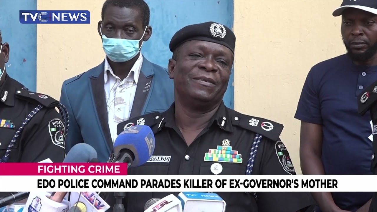 Edo Police Command Parades Killers of Ex Governors Mother