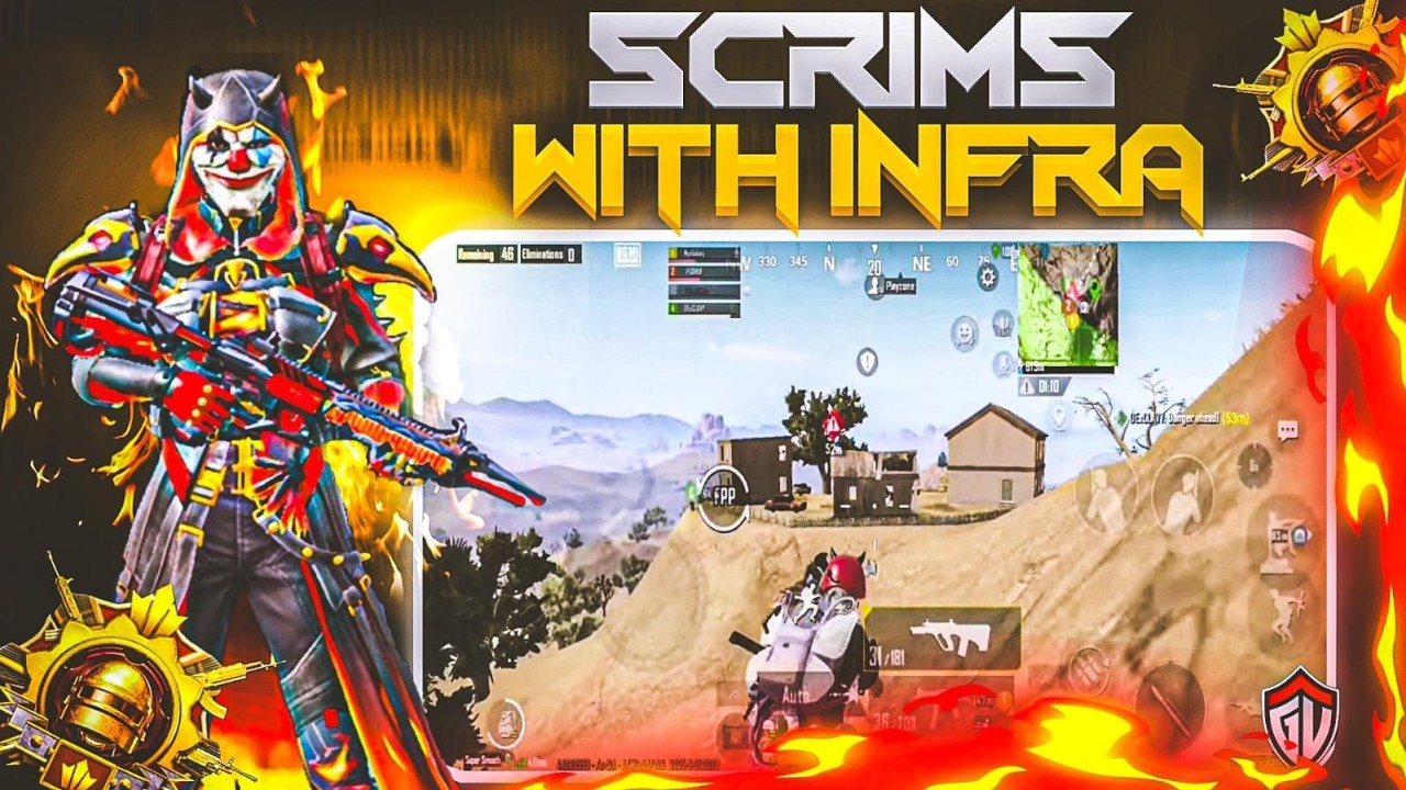 Scrims Grind Mode on🔥💀 Mr Infra is Live🔥💀