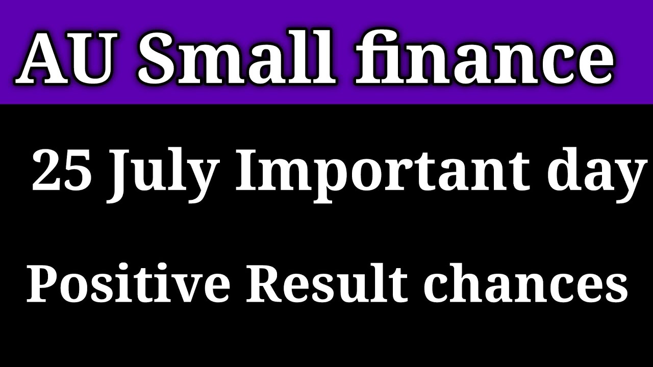 AU Small Finance Bank share latest news | AU Small Finance Bank share latest news | AU Small Fina...