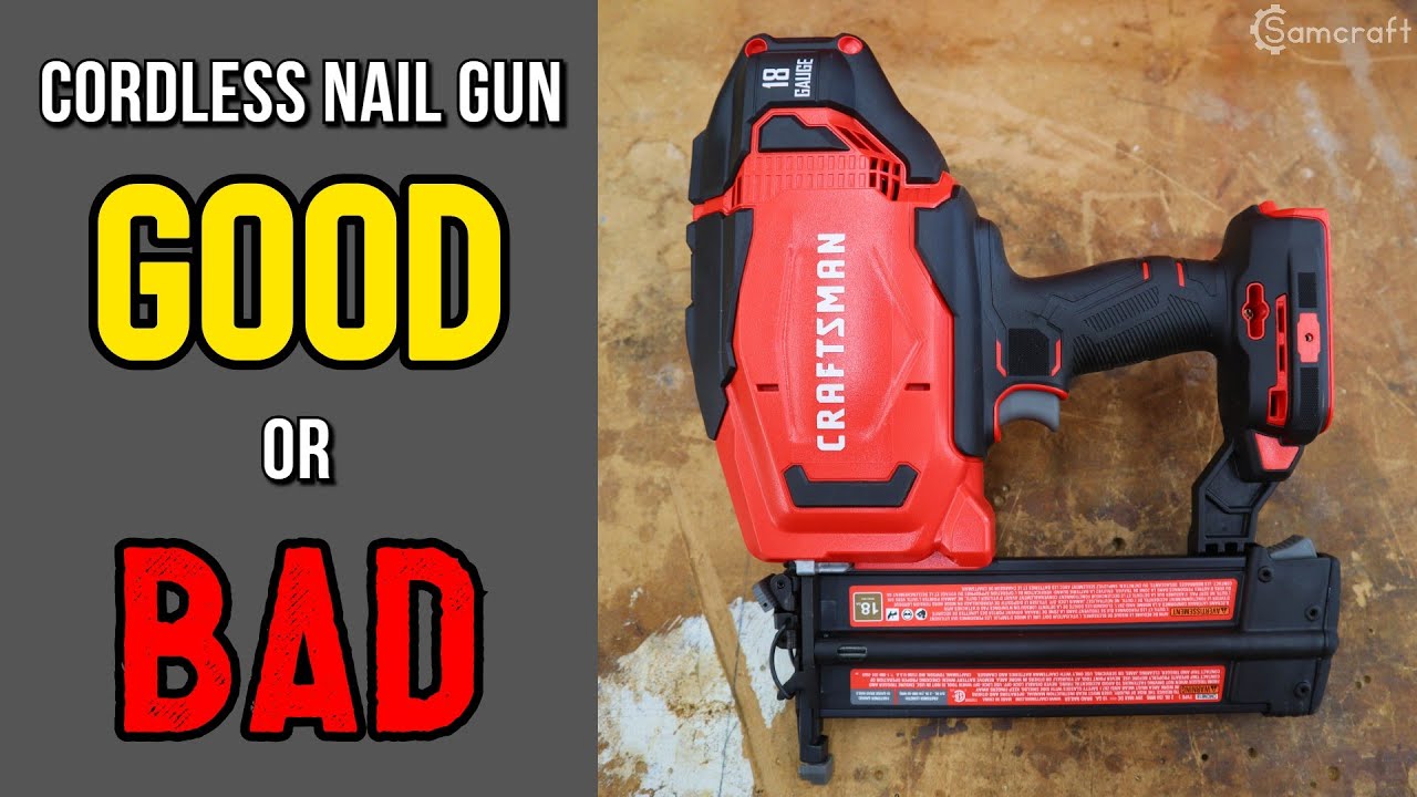 REVIEW: Craftsman V20 CORDLESS BRAD NAILER - CMCN618C1
