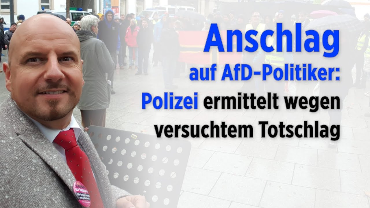 Stuttgart: Anschlag auf AfD-Politiker &ndash; Polizei ermittelt wegen versuchten Totschlags