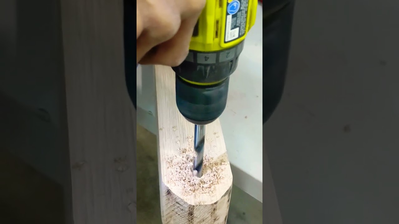 agujero para perno #craft #diy #carpinteria #woodworking #tools #carpintero #carpentry #viral