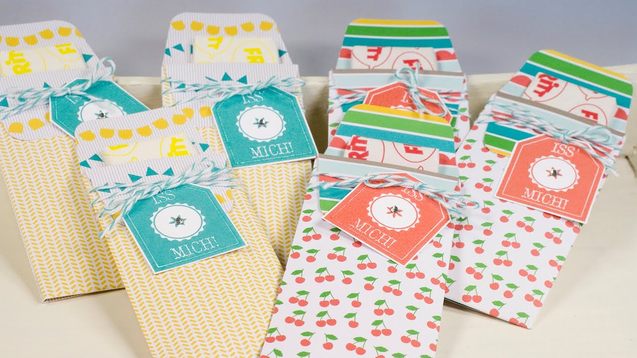 Tutorial: Fritt-Verpackung mit dem Punch Board für Geschenktüten